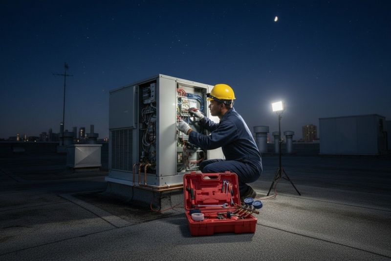 Local Central Heat Repair pros at work